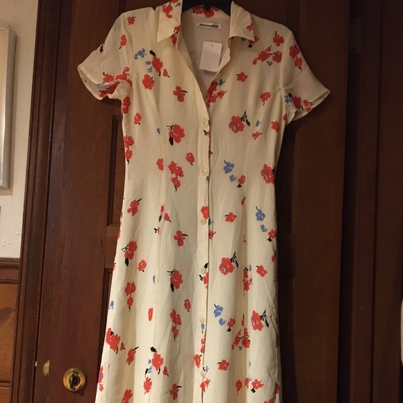 Reformation -Sheila Floral Shirtdress - Picture 5 of 9